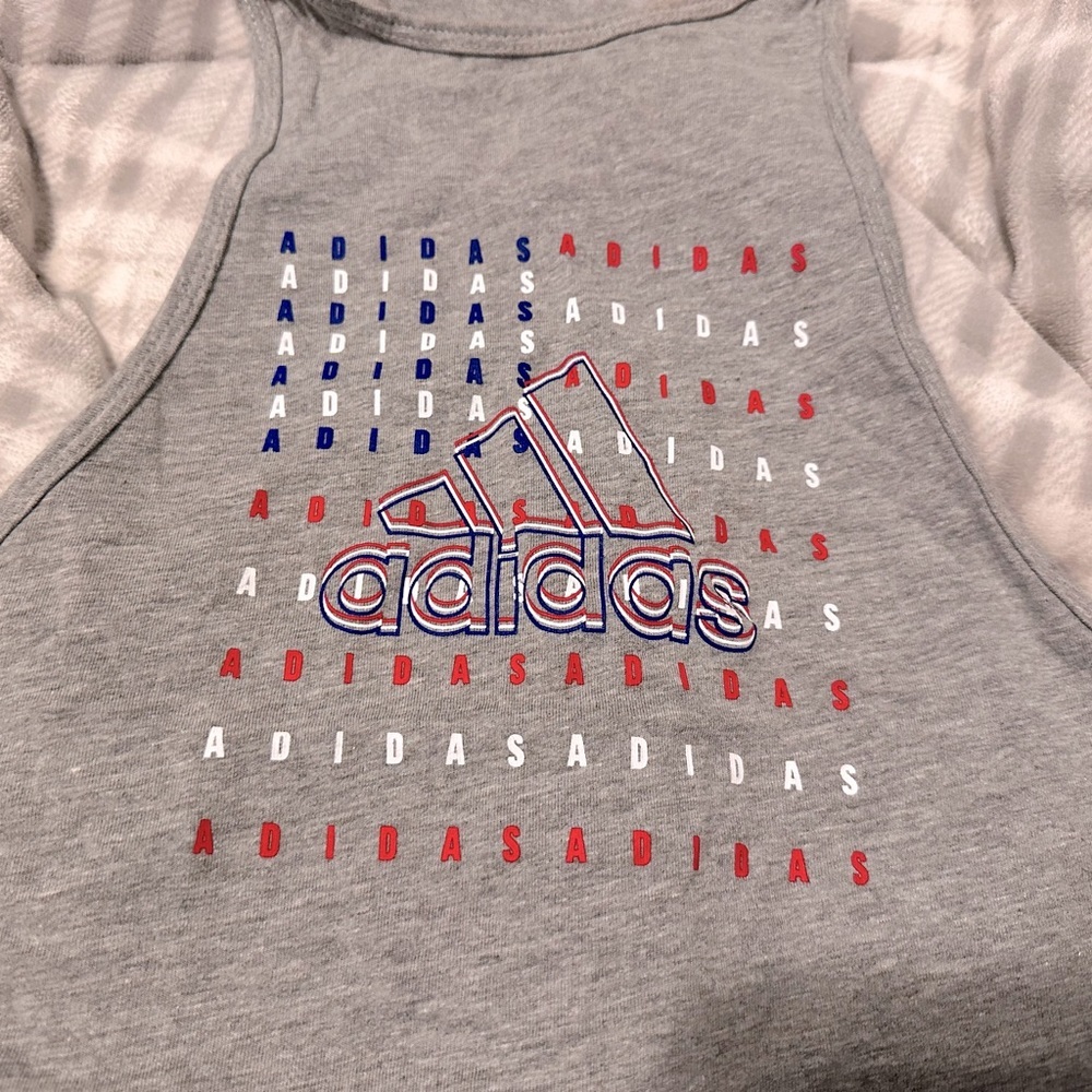 Adidas High-Neck Racerback Tank Size Small - Picture 5 of 6